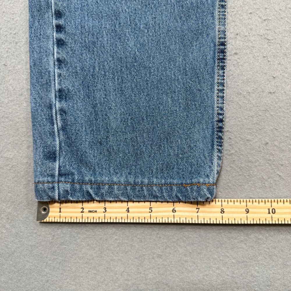 Levi's 505 Jeans Mens 34x26 Blue Denim Straight Leg High Rise Medium Wash Cotton - Picture 5 of 7